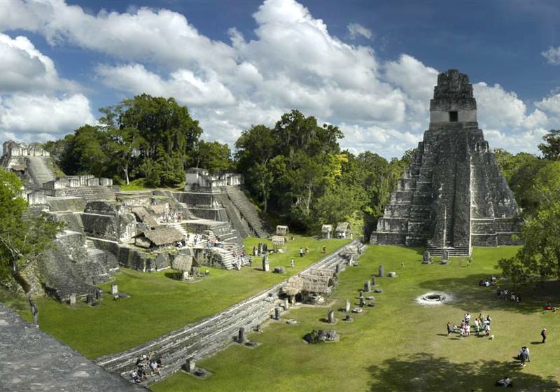 Guatemala Flores Tikal Ansicht