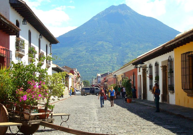 Guatemala Antigua Innensstadt
