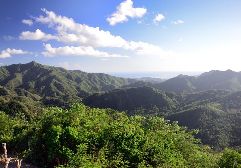 Kuba Sierra Maestra Ausblick