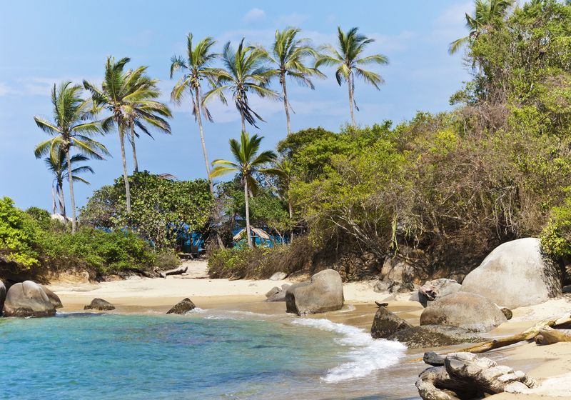 Kolumbien Tayrona Nationalpark Strand
