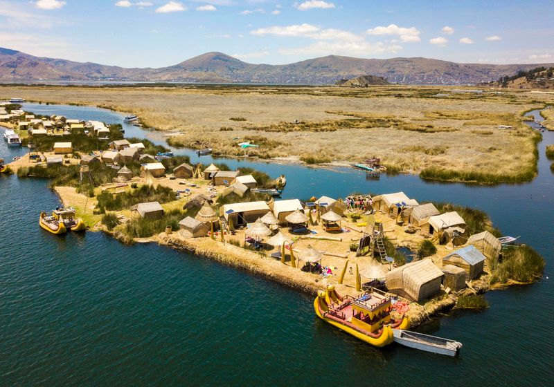 Peru Titicacasee Uros