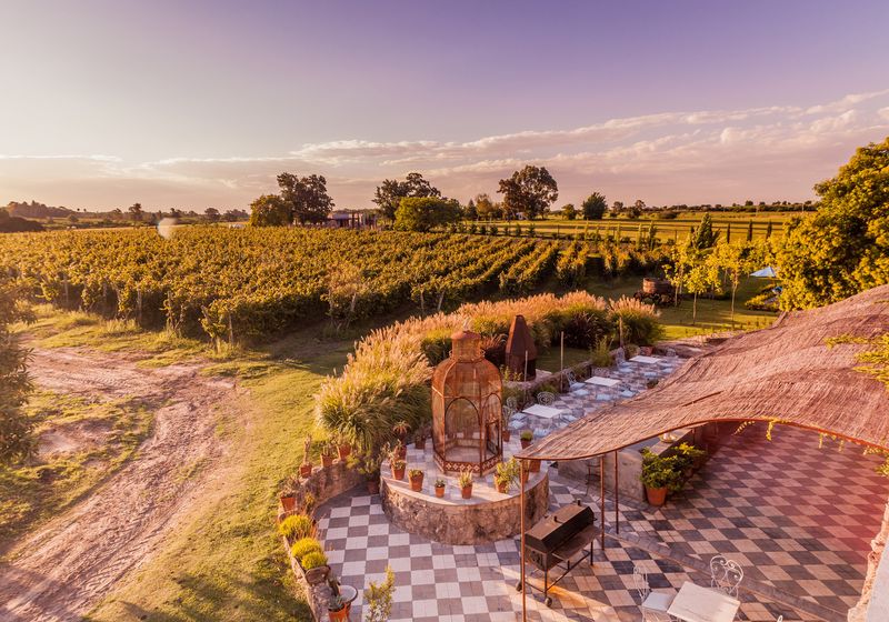 Uruguay Carmelo Finca Narbona Ausblick