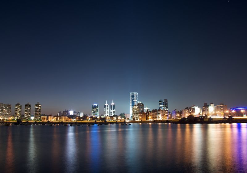 Uruguay Montevideo bei Nacht