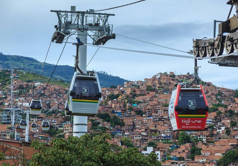 Kolumbien medellin Seilbahn