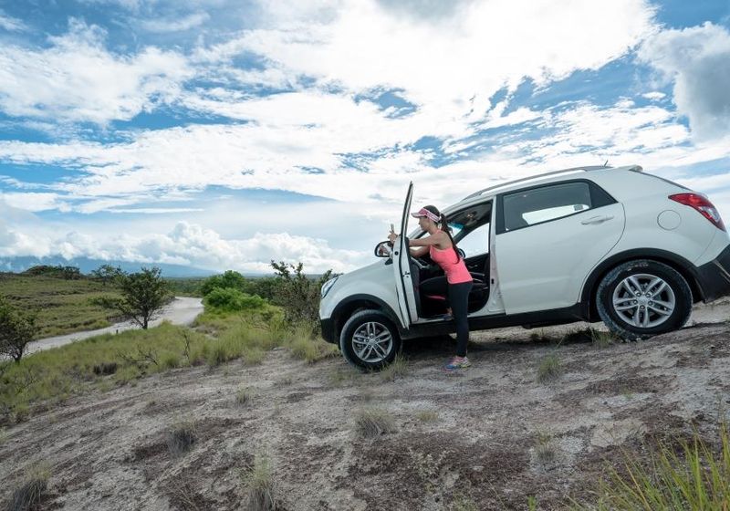 Costa Rica Mietwagen Adobe Ssang Yong Korando