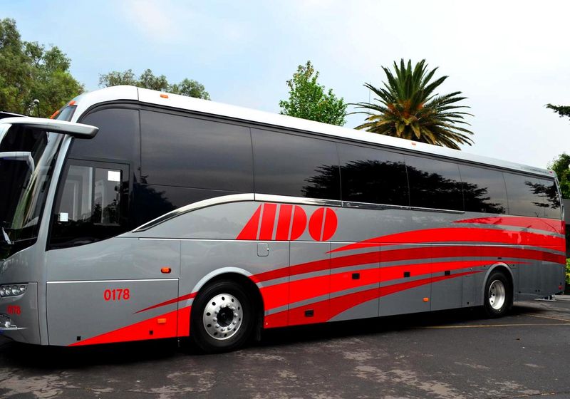 Mexiko ADO Bus komfortabel Aussenansicht
