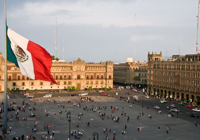Mexiko Mexiko Stadt Zócalo