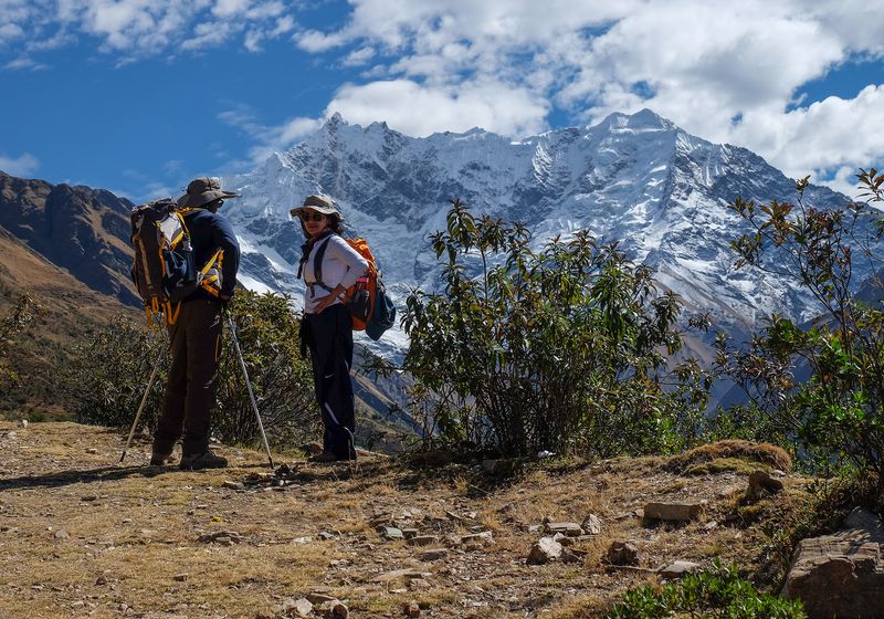 salkantay trail panorama