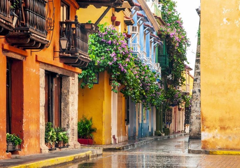 Kolumbien Cartagena Straße iStock 1041827212