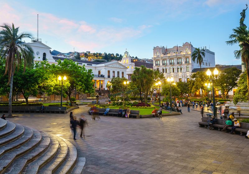 Ecuador Quito Altstadt Plaza Grande