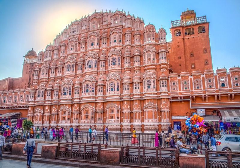 Indien Jaipur Palast der Winde