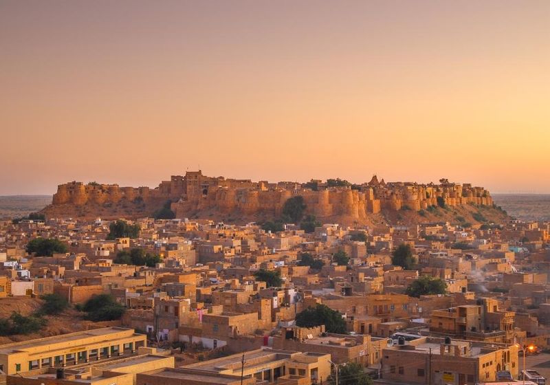 Indien Jaisalmer Festung Skyline Stadt
