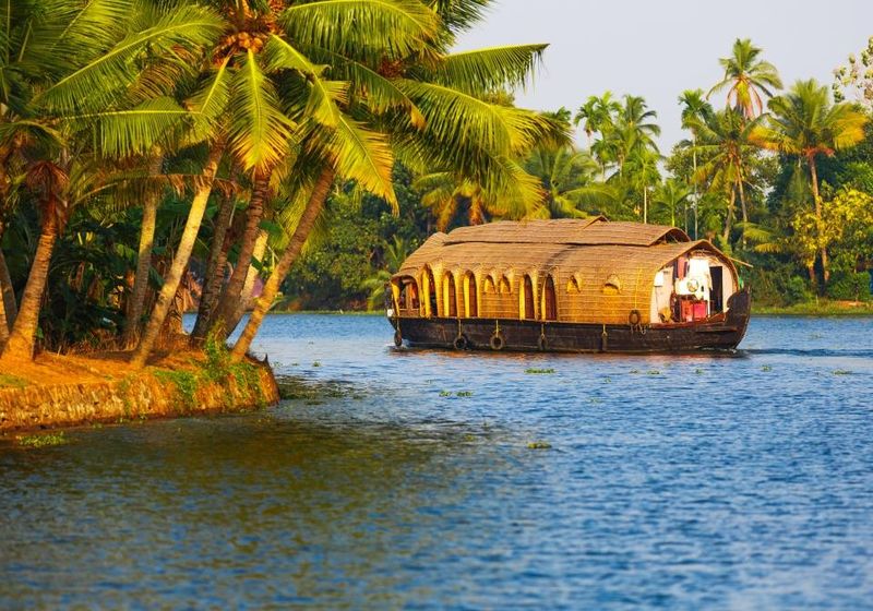 Indien Alleppey Hausboot Reise