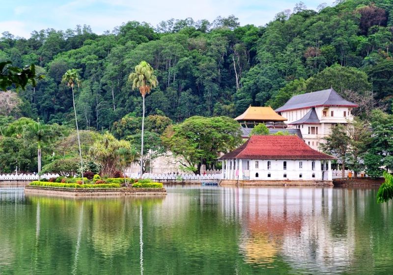 Sri Lanka Kandy Zahntempel See Urlaub Reise