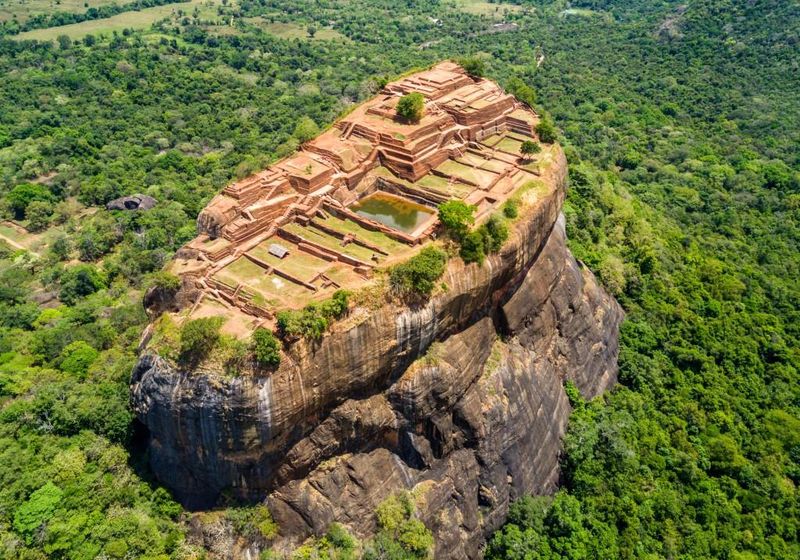 Sri Lanka Sigiriya Drohne Urlaub