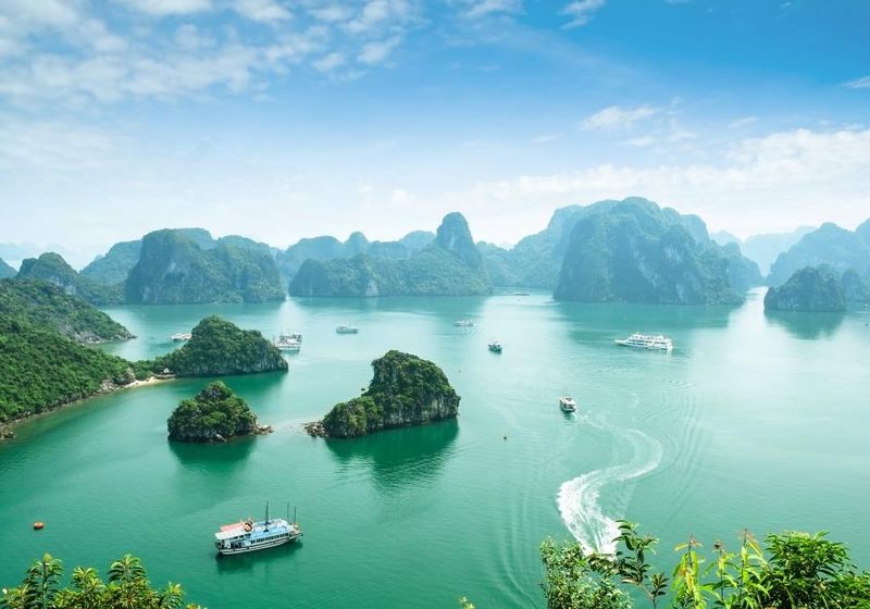 Vietnam Halong Bucht Erlebnis Highlight Dschunke