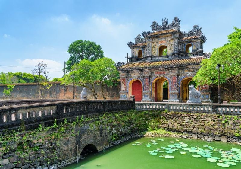 Vietnam Hue Imperial Citadel Eingang Besichtigung