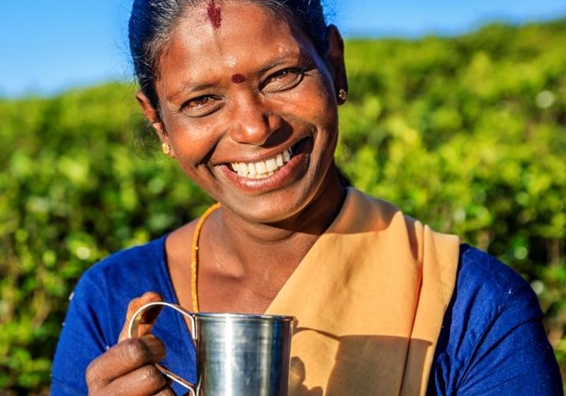 Sri Lanka Tamil Frau Ceylon Tee