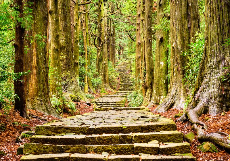 Japan Kumano Kodo Wanderung iStock 586195090