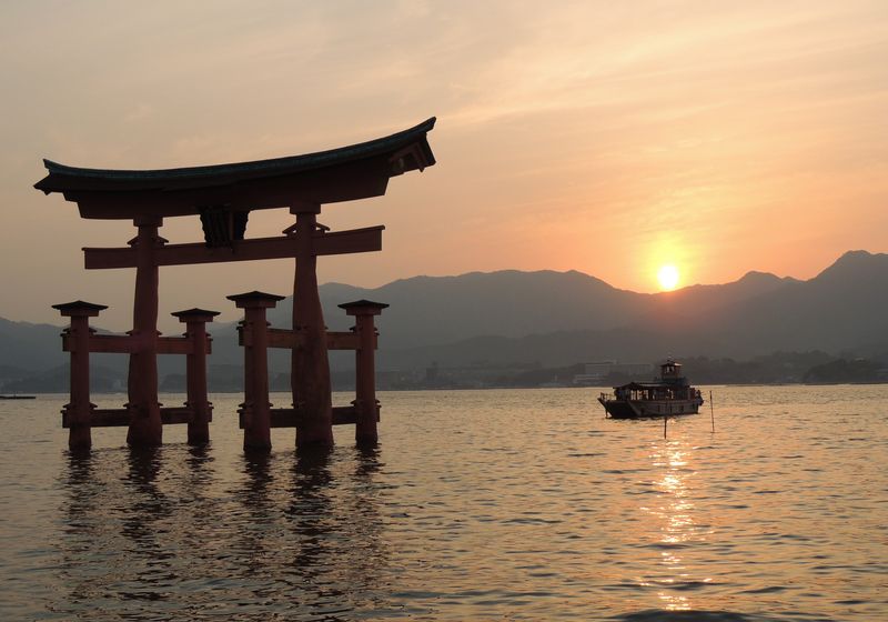 Japan - Miyajima Insel - Itsukushima-Schrein