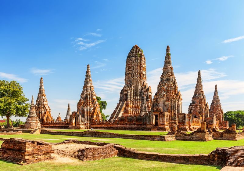 Thailand Ayutthaya Wat Chaiwatthanaram temple AdobeStock 617771816
