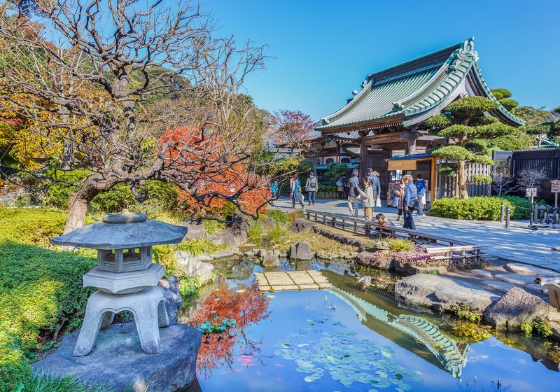 Japan Kamakura Hasdera Tempel