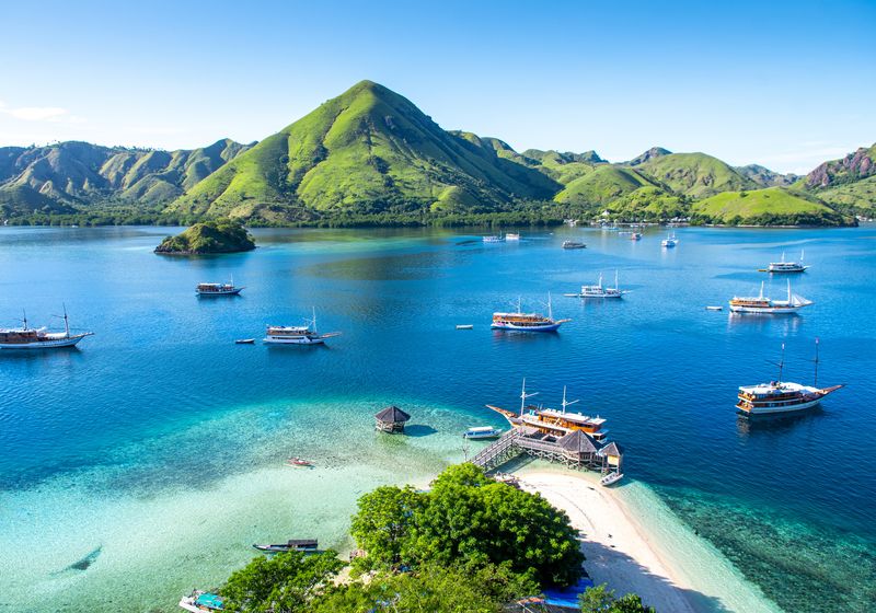 Indonesien-Flores-Komodo-Nationalpark-Kelor-Island