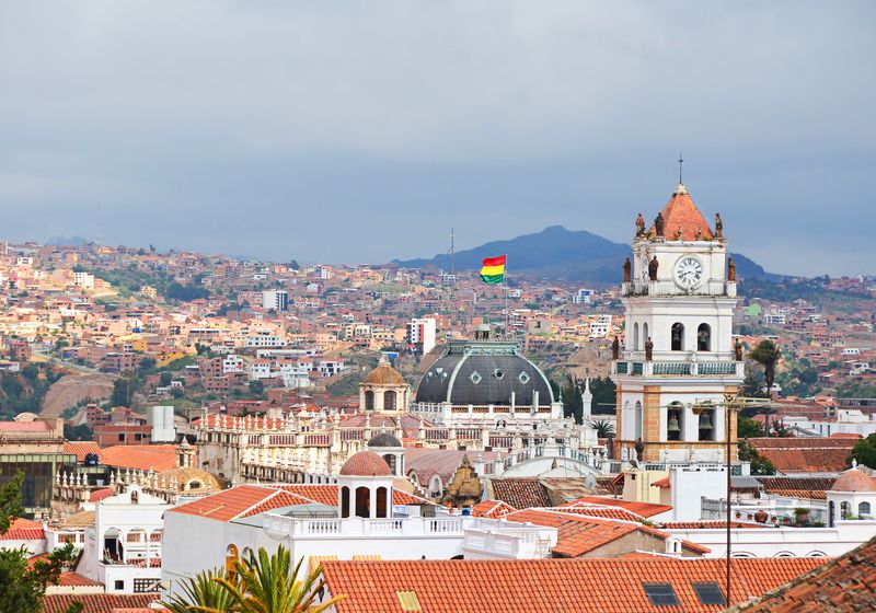 Bolivien-Sucre-Stadt