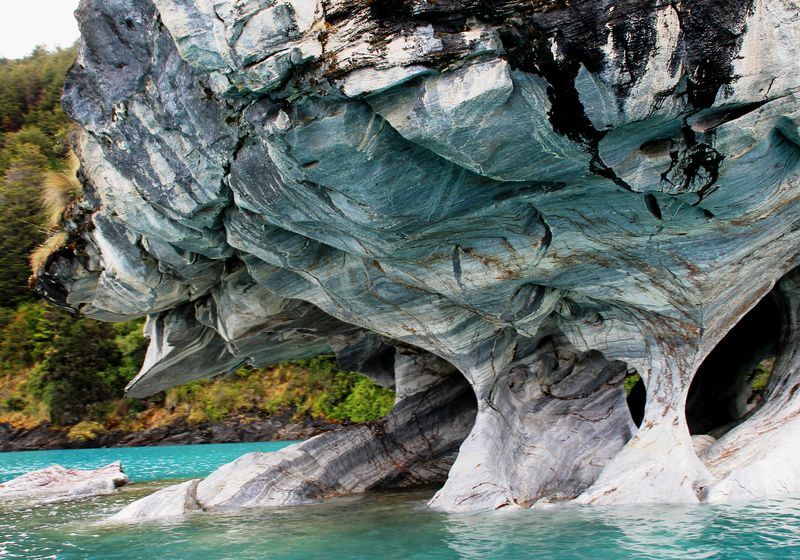 Chile- Lago General carrera- catedral de marmol- eigenes Bild