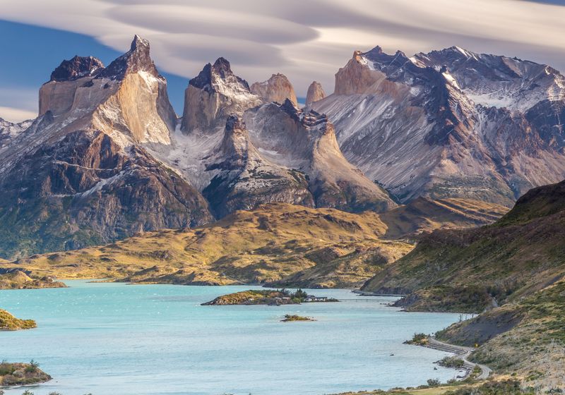 Chile- Nationalpöark Torres del Paine- Masivo Paine- adope