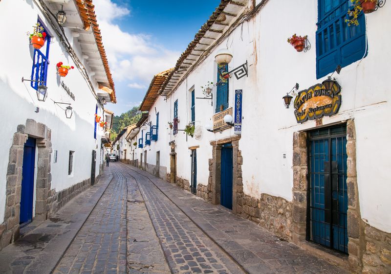 Peru - Cusco - Gasse - adobe