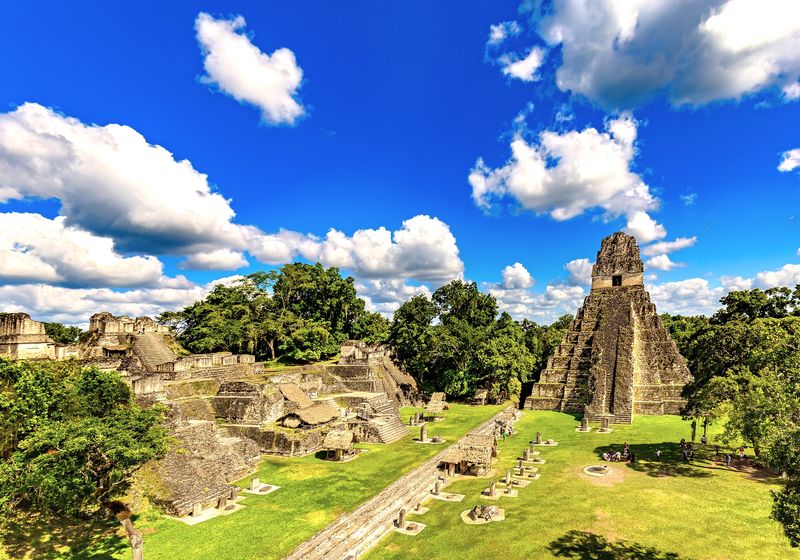 Guatemala - tikal - Mayastätte - adobe